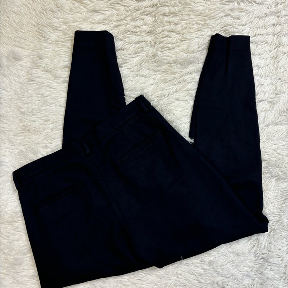 COS Slim Fit Trousers Pants zippers at the ankles navy blue - Picture 6 of 6